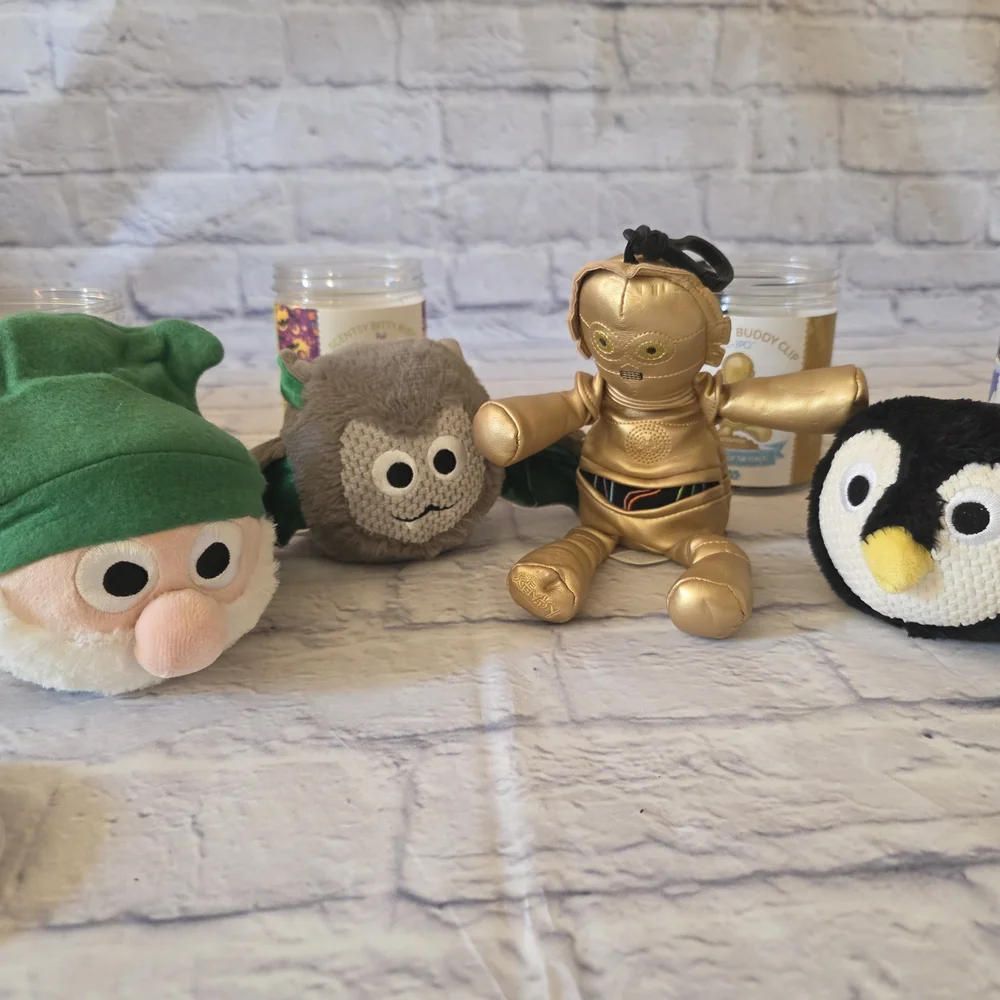 Scentsy Bitty Buddies C3P0 and Friends Plush Collection